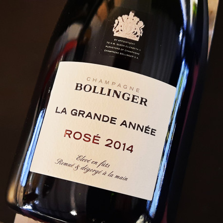 CHAMPAGNE BOLLINGER ROSE LA GRANDE ANNEE 2014